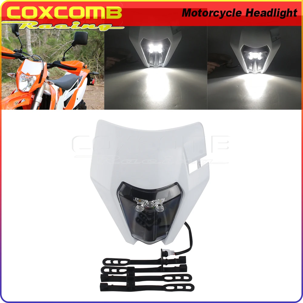 Enduro Dirt Bike LED Headlight Kit For SX SXF XC XCF XCW 250 300 2014
