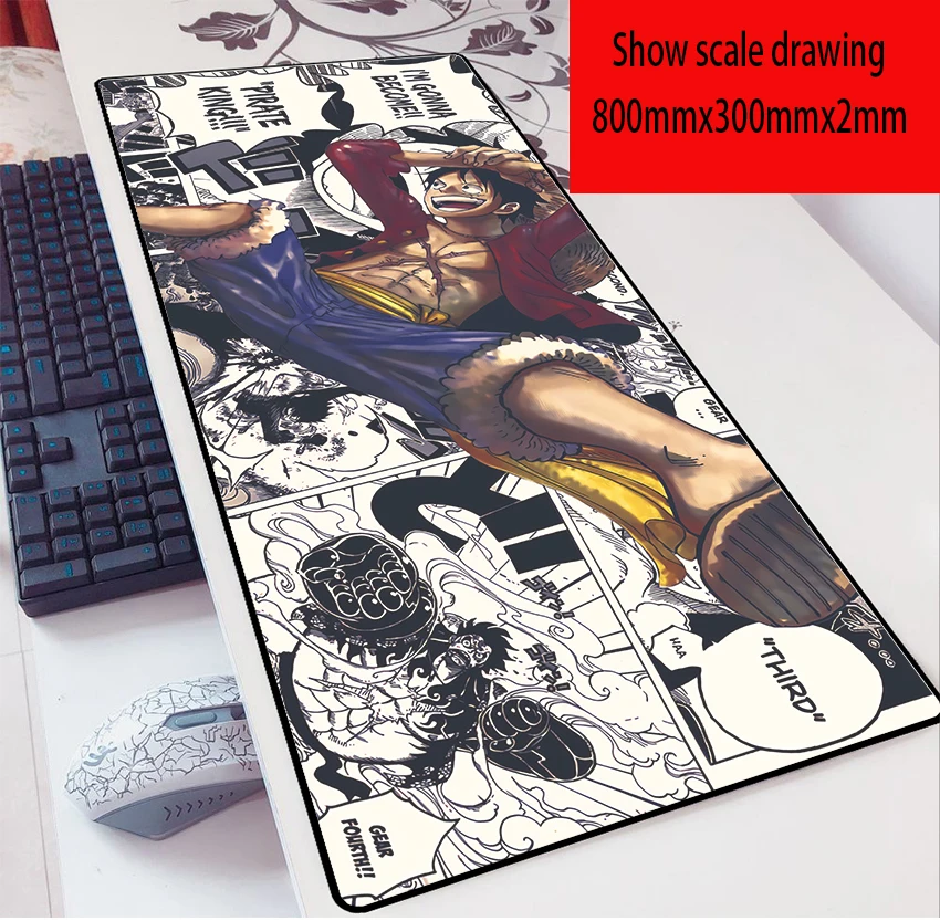 Ofertas Especiales Alfombrilla de ratón de una pieza para videojuegos alfombrilla de ratón de PC con bloqueo en los bordes, alfombrilla de ratón grande de dibujos animados, alfombrilla de ratón de goma para teclado de ordenador r0QK3ZDnMjn