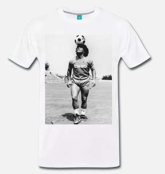 Футболка MAGLIA DIEGO ARMANDO MARADONA NAPOLI CALCIO Винтаж ANNI 80 S-3XL мужские футболки мода 2018 модные