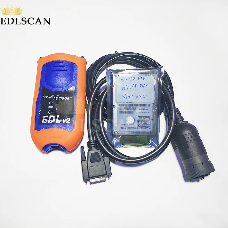 EDLSCAN CF19 с сервисным советником 4,2 для сельскохозяйственных тракторов строительство экскаватор погрузчик диагностический инструмент JD EDL V2