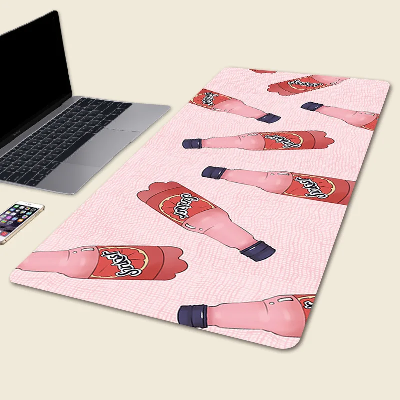 70x30cm gaming mouse pad large cute girl thickened office computer desk pad soda snack keyboard pad waterproof anime mousepad anime hololive la darknesss wrist rest pad mousepad pu mouse pad game computer keyboard office mat desk mousepad 5717