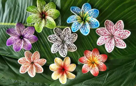 

Бесплатная доставка F1150 80 шт./лот 9-10 см Фотоэлементы из пенопласта Женская одежда для волос аксессуары для волос Гавайский тропический цветок