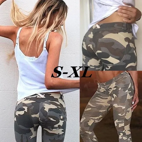 

Yoga Camouflage Pants Women Gym Workout Fitness Clothes Tights Sport Wear