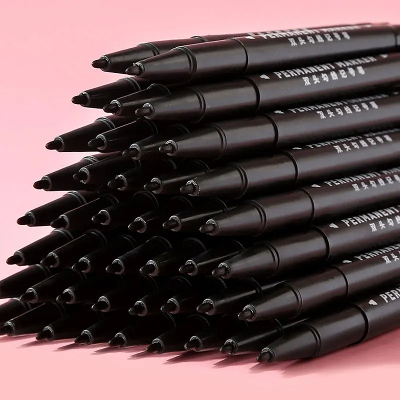 

50pcs/set Writing Line Drawing Double Head Outline Pens Marker Calligraphy Lettering Colors Scrapbooking Pen