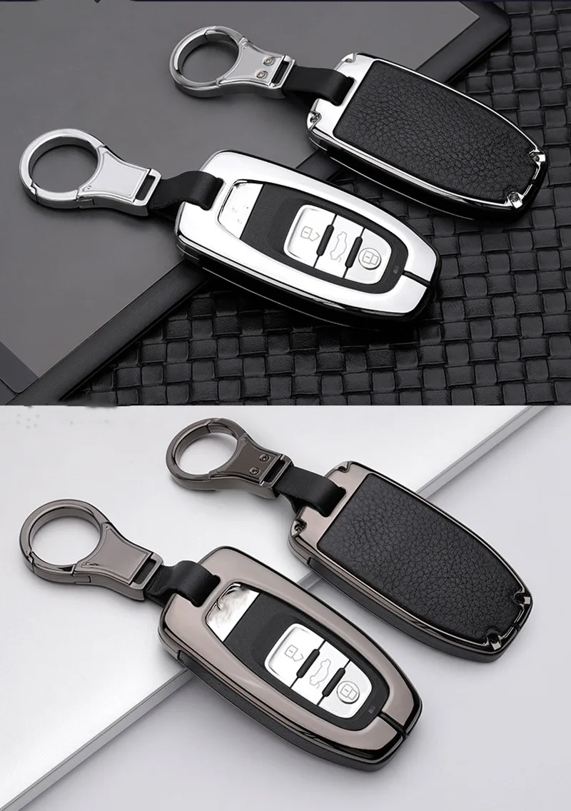 Брелок для автомобильных ключей, чехол для ключей чехол для Audi A1 A2 A3 A4 A5 A6 A7 TT Q3 Q5 Q7 R8 S6 S7 S8 SQ5 RS5 сумка для ключей защитой авто аксессуары