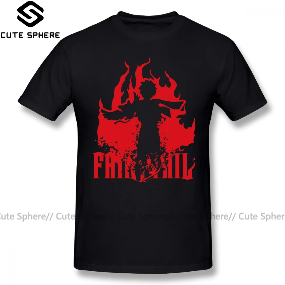 Fairy Tail футболка Fairyfan Милая размера плюс с коротким рукавом из хлопка пляжные