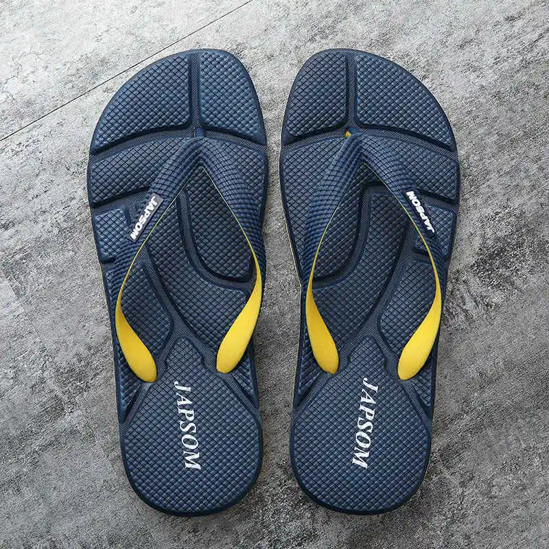 Flip Flops Men Beach Summer Shoes Man Soft Massage Home Slippers Fashion Large Sizes Casual Men's Sandals Outdoor Lazy Shoes C27