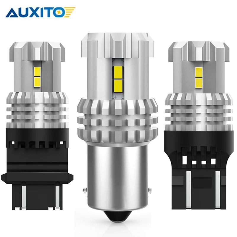 2X 7440 WY21W W21W Canbus светодиодные лампочки 1156 S25 3156 3157 Led T20 LED 7443 W21/5 Вт СИД автомобиля