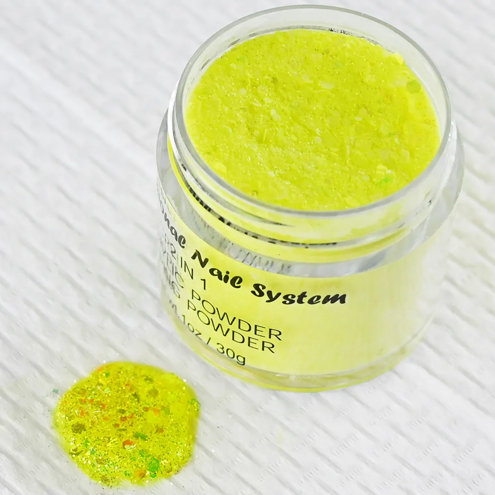 21 Fluorescent Acrylic Powder 1fl.oz for Extension Building Nail nail powder acrylic nail powder