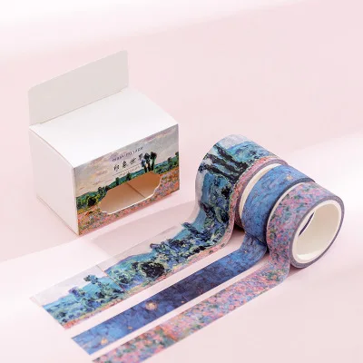 3pcs set 3 шт./компл. Единорог васи лента набор канцелярские наклейки для скрапбукинга Маскировочная лента украшение дневника васи ленты Рождественские Васи ленты - Цвет: 3pcs set