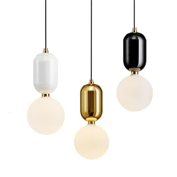 

2019 New Design Glass Hanging Light Pendant Lamp Lamparas De Techo Colgante scandinavian