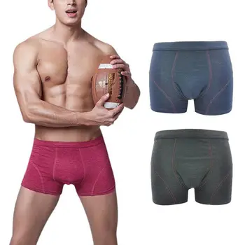 

Plus Size Men Pants Cotton Men 's Underwear Colored In The Waist Men' S Bottoms U Convex Breathable Angle