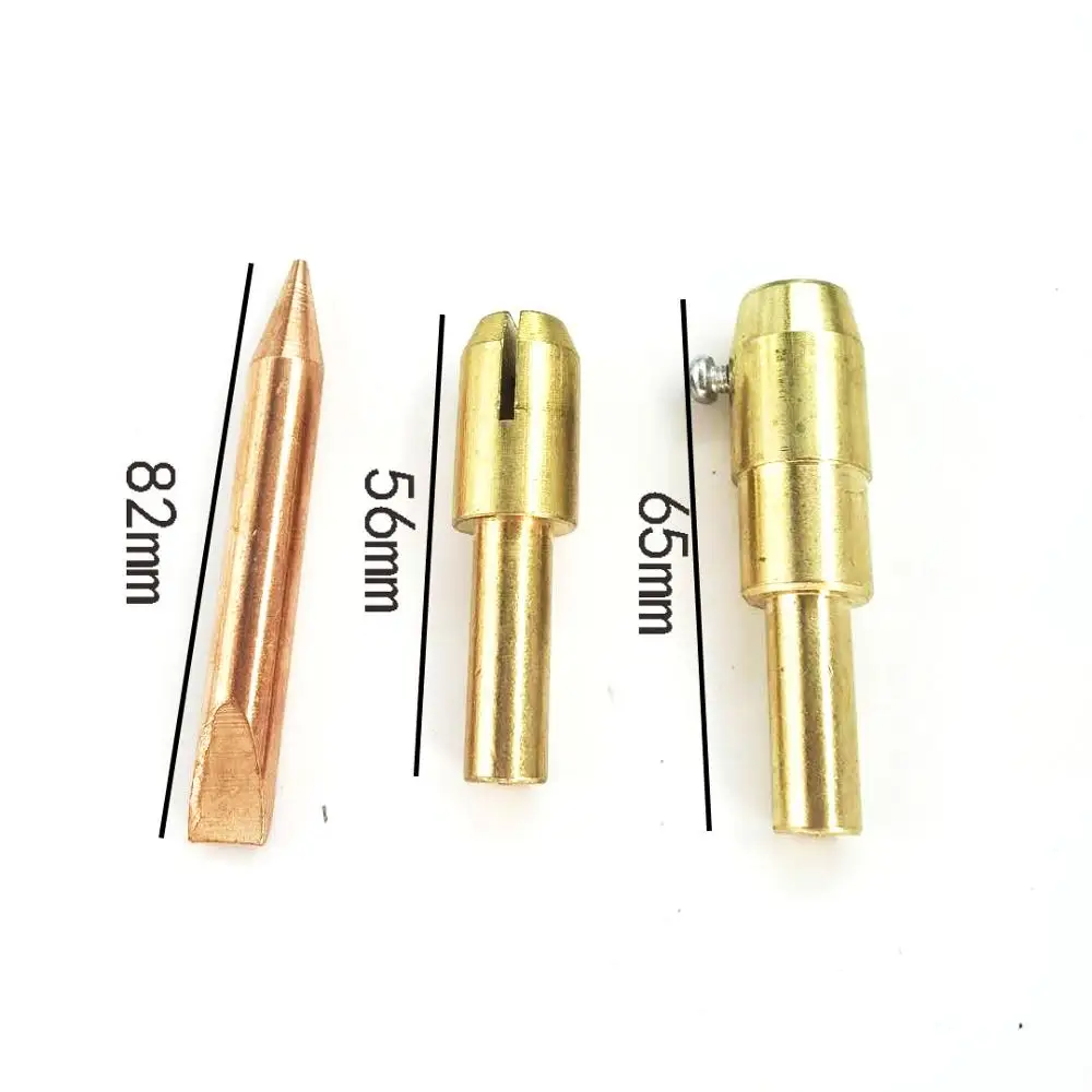 3pcs Dent Fix welding Gun Round Washer Chuck car spotter Head Tip Clamp Bit spot weld stud studder Holder Copper Accessor | Автомобили и