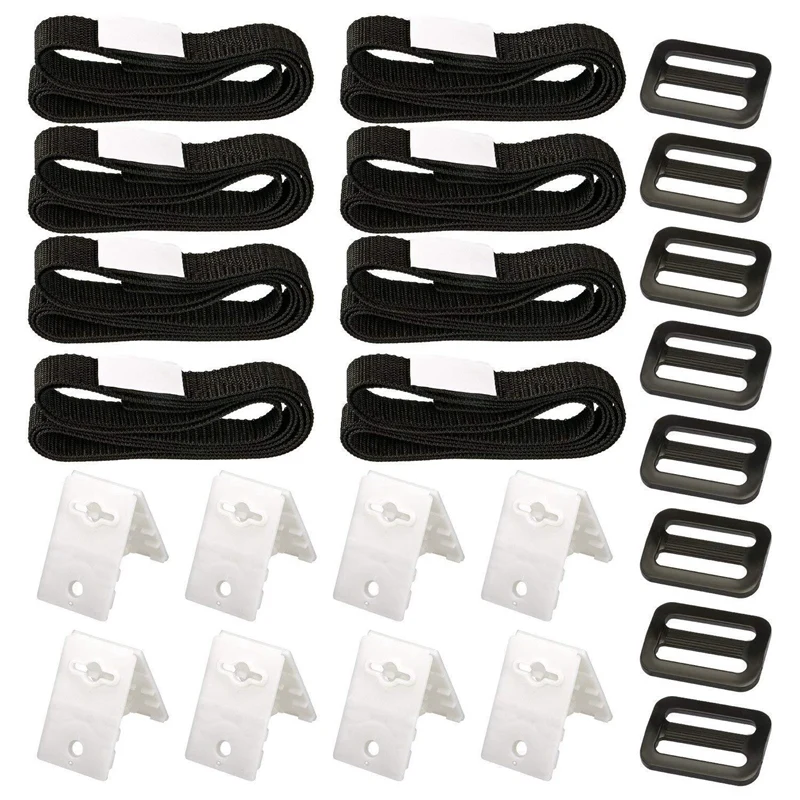 

Pool Cover Roller Attachment Solar Blanket Straps Kit Universal Pool Strapping Kit for Pool Solar Cover Reel Accessory