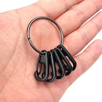 

Wuick Release Ring Set Classic Spring Carabiner Clip Hanging Buckle Wuick Hanging Key Chain Key Ring Alloy Hooks 1PCS W85