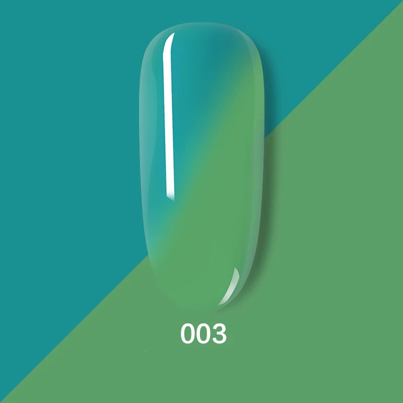 Гель для ногтей пилка для ногтей изменение температуры Цвет УФ гель 5,3 г долговечный водонепроницаемый OA66 - Цвет: 3