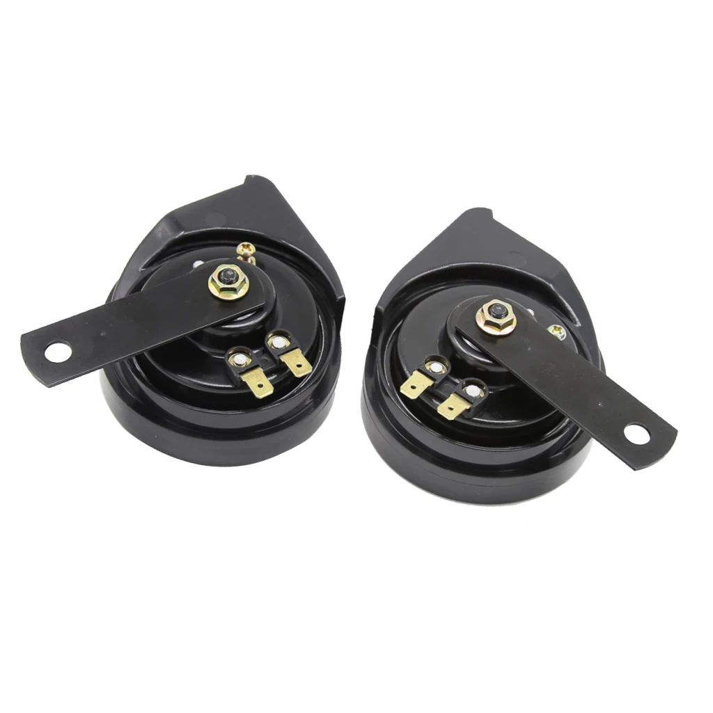 2PCS Motorcycle Car Boat 12V Loud 110DB Dual-tone Snail Electric Air Horns