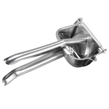 

1PC Stainless Steel Manual Juicer Domestic Sugar Cane Juicer Mini Fruit Squeezer Lemon Extractor Tool for Home Kitchen Use (Silv