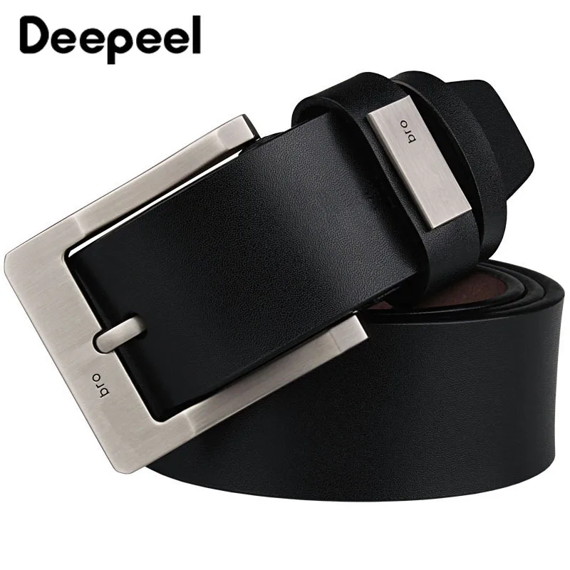 Deepeel, 1 шт., 160x105-см, высокое качество, Удлиненные мужские ремни, роскошный дизайн, второй слой, Воловья кожа, булавки, пряжки, ремни, подарки для мужчин