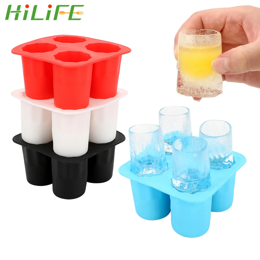 

HILIFE Ice Cube Tray Summer New Style Silicone Ice Cup Ice Cup Mold Bar Party Drink Cool Shape Ice Maker Mould Kitchen Tools