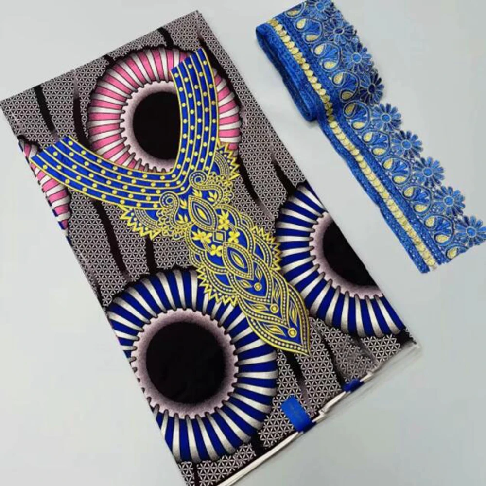 

6 Yard Swiss Fabric 2021 Latest Hot Sale Heavy Beaded Embroidery African Voile Lace Popular Dubai Style For wedding Party