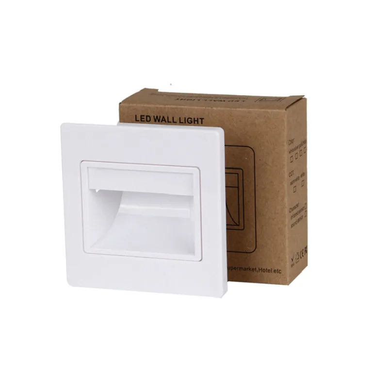 10 шт./лот встраиваемые светодиодные светильники для лестниц бра современные