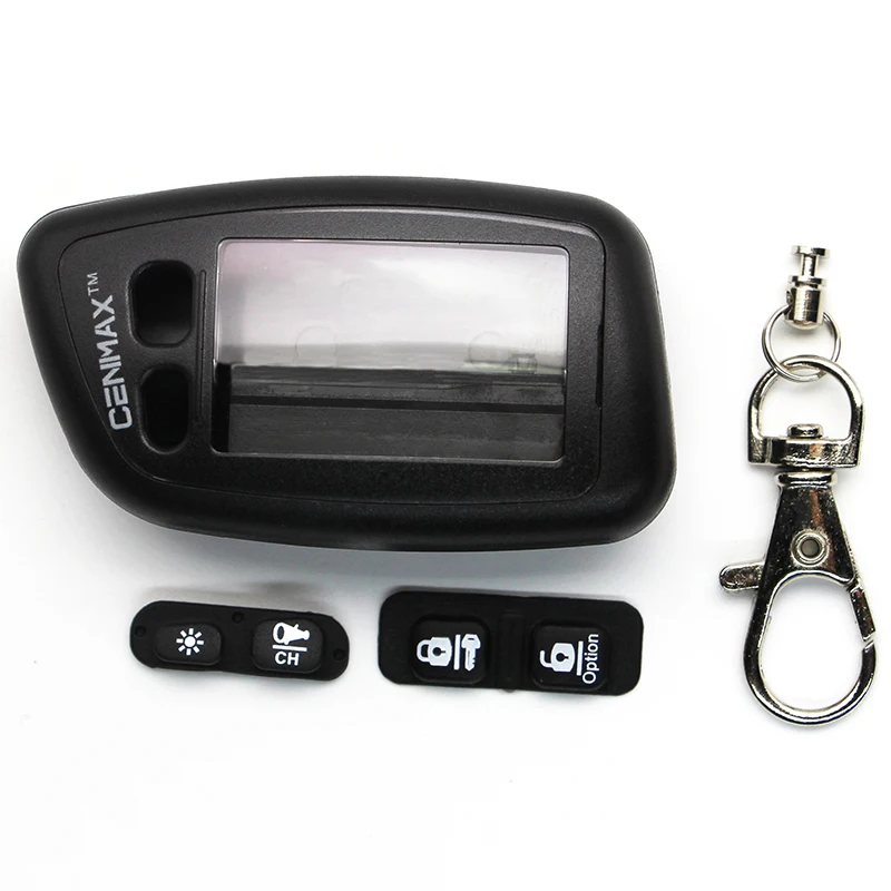 Case for CENMAX ST-5A Russian LCD remote control for CENMAX ST5A 5A LCD keychain car remote 2-way car alarm system