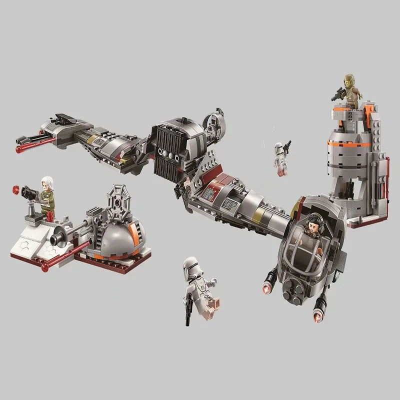 

Bela 10913 773Pcs Star Wars series Defense of Crait Building Blocks Bricks Kids Friends Toys Christmas gift 75202