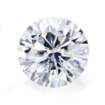 

12MM Stone D Color 6CT Loose Moissanite Diamond VVS1 With Certificate Test Positive Stone for Rings Earrings Pendant