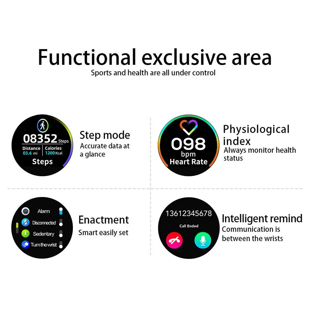 Q20 Fitness bracelet smart watch waterproof pressure measurement pedometer heart rate watches for men and women smartwatch 1