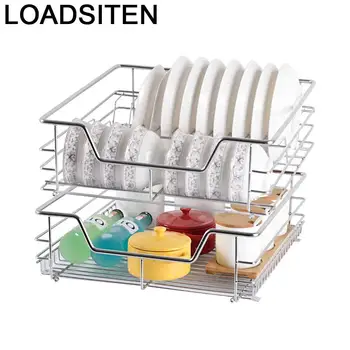 

Almacenaje Armario Platos Cestas Para Colgar En La Ducha Alacena Organizar Stainless Steel Rack Cocina Kitchen Cabinet Basket