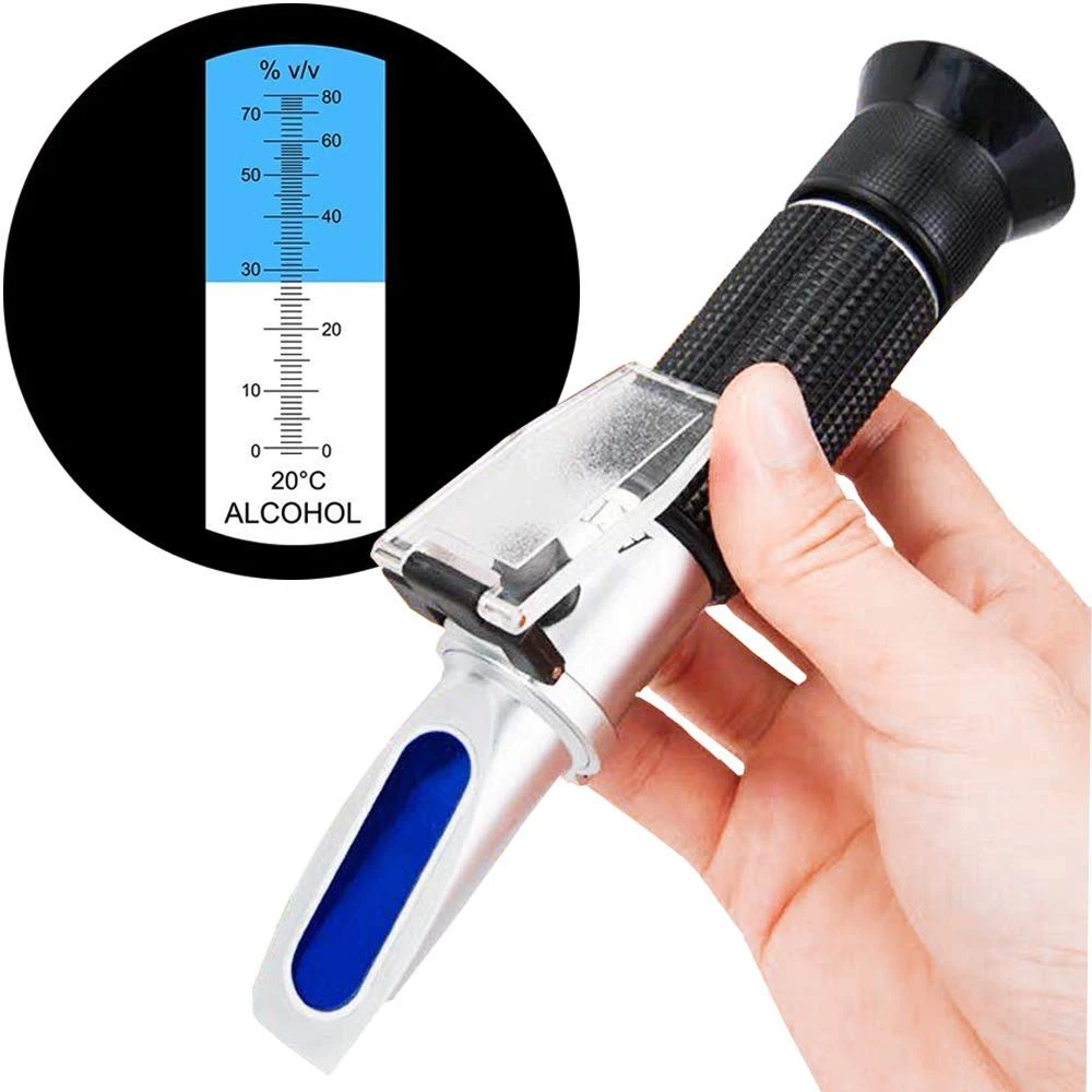 Alcohol Refractometer For Spirit Volume Percent Measurement With