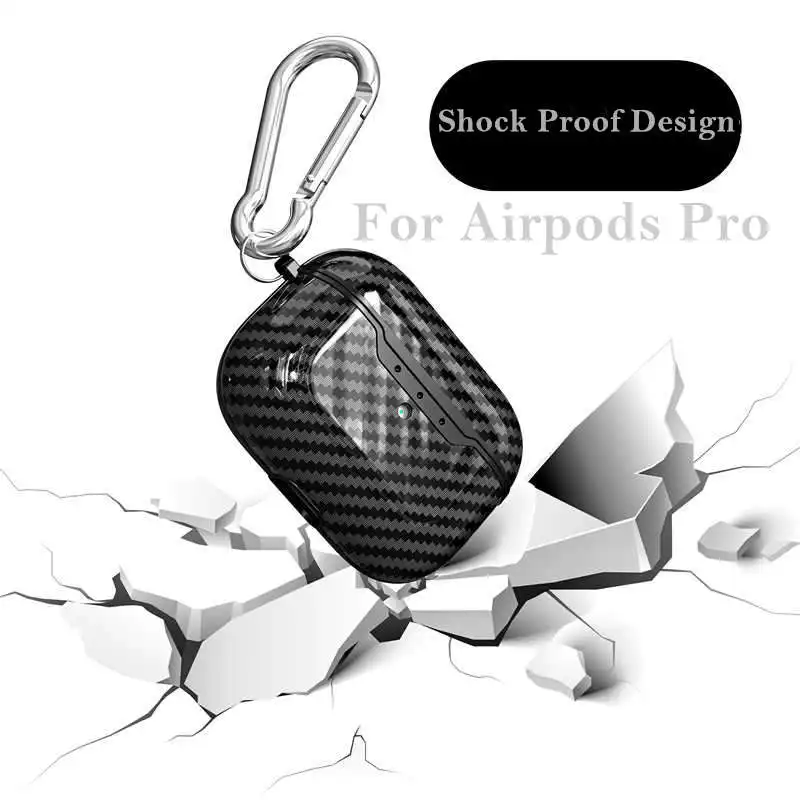 LOVERONY чехол для Apple AirPods Pro Bluetooth наушники защитная крышка из углеродного волокна EarPods зарядная коробка для Aiprods 3 Pro Чехол