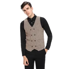 Наружная форма для фотосессии мужской двубортный костюм жилет британский стиль ретро жилет M22