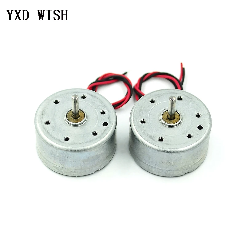 

DC Motor Micro 300 Solar DC 3V 4.5V 5V Motor For DIY Toys 2 Pins Plug Spacing 2.0mm PH2.0mm Brush Motors For CD Player