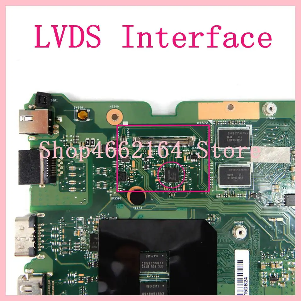 Ideal  X555LJ Motherboard i3-5010 CPU 4GB RAM GT920M/2G REV 3.3 For ASUS X555L X555LD X555LF X555LP W519L 