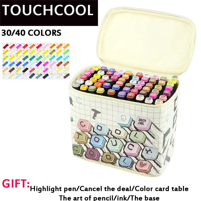 2019 New Painting Design Double Head Mark Note Pen Set Office Supplies Party Holiday DIY Decoration Prop #4E03 (8)