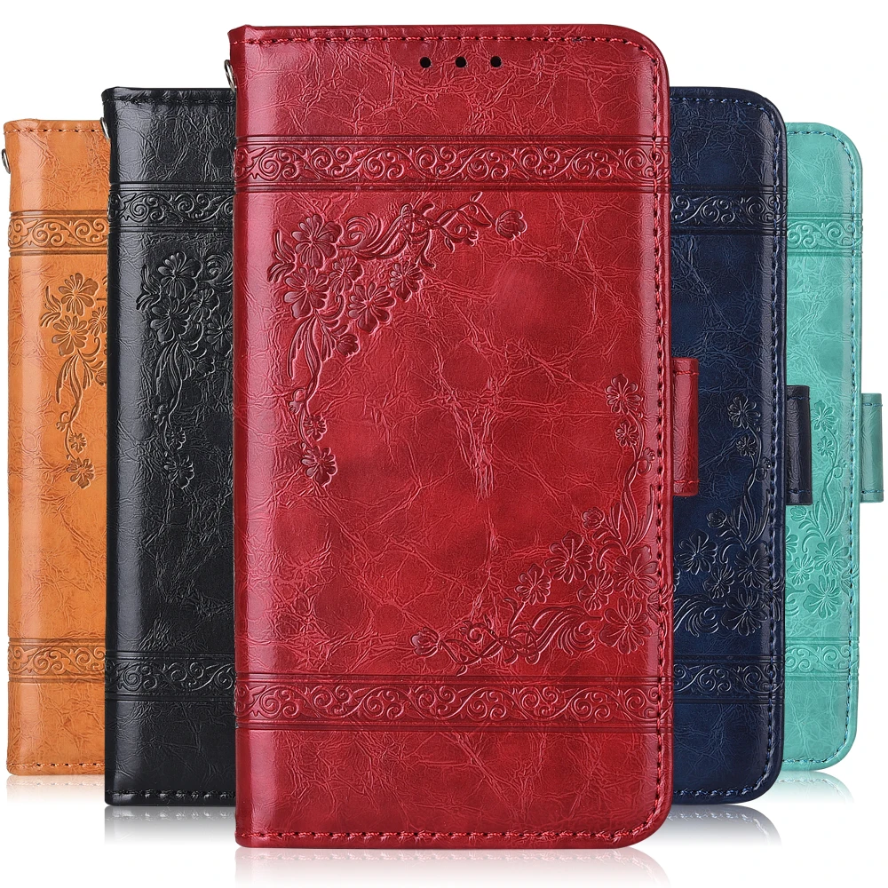 

On Nomi i5050 Vintage Wallet Flip Case for Nomi i5050 EVO Z Case with Strap Stand Luxury PU Leather Cover Case Fundas