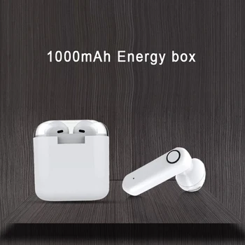 

TWS/Wireless bluetooth headset Earphone sport-headset earbud Both IOS&Android 1000mAH Energy box Binaural separation design/T200