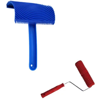 

Imitation Wood Grain Tool Set Rubber Roller Imitation Realistic Wood Grain Tool Wood Grain Coating