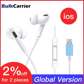 

For IPhone 8 7 Plus X XR XS Max 10 Headset In-Ear Stereo earphone With Microphone Wired Bluetooth Subwoofer music Earphones