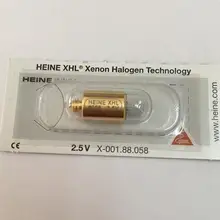 Heine XHL#058 2,5 V, X-001.88.058, галогеновые лампы с эффектом ксенона, Ретиноскоп HRF 2 Пятна офтальмологической диагностики, пробирки