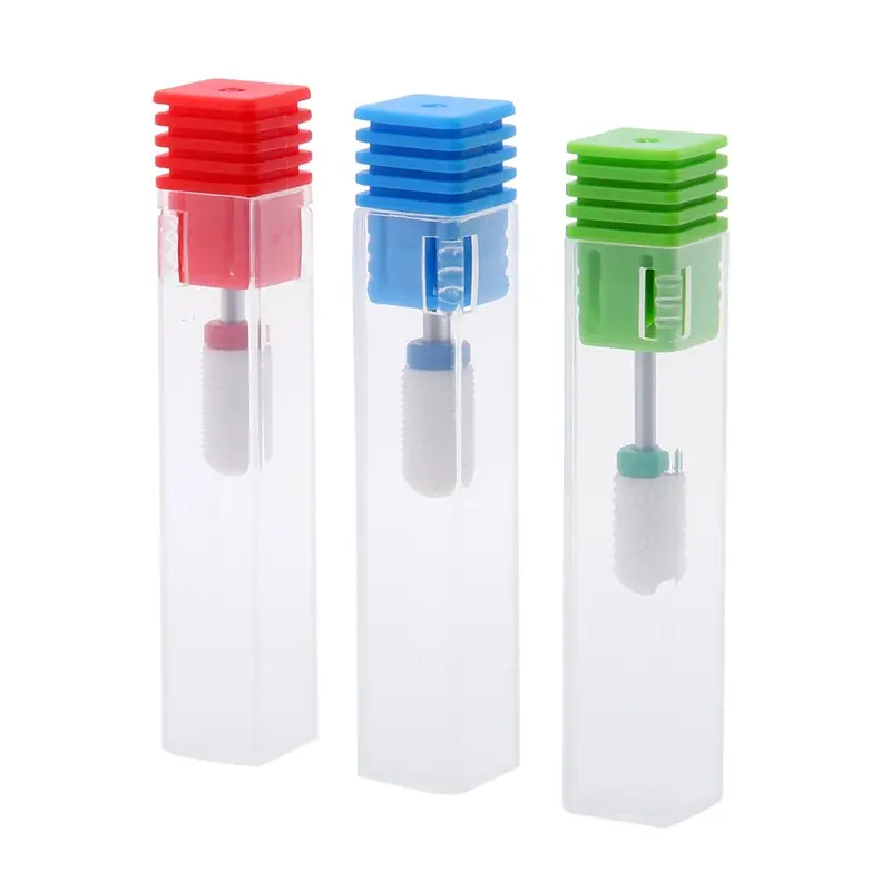 3 Colors Rotary Electric Nail Files Ceramic Nail Drill Bits Manicure Machine Accessories  Manicure Cutter Nail Art Tools