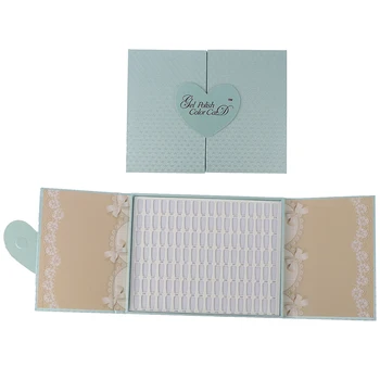 

126 Colors Nail Tips Display Book DIY Nail Art Showing Shelf Gel Nail Polish Color Card Chart Painting Display Board