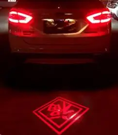 Автомобильный лазерный проектор светодиодный задний противотуманный фонарь Стоп сигнал поворота номерной знак парковочный фонарь для Toyota Audi ford ходовой Декор лампа - Испускаемый цвет: Model D