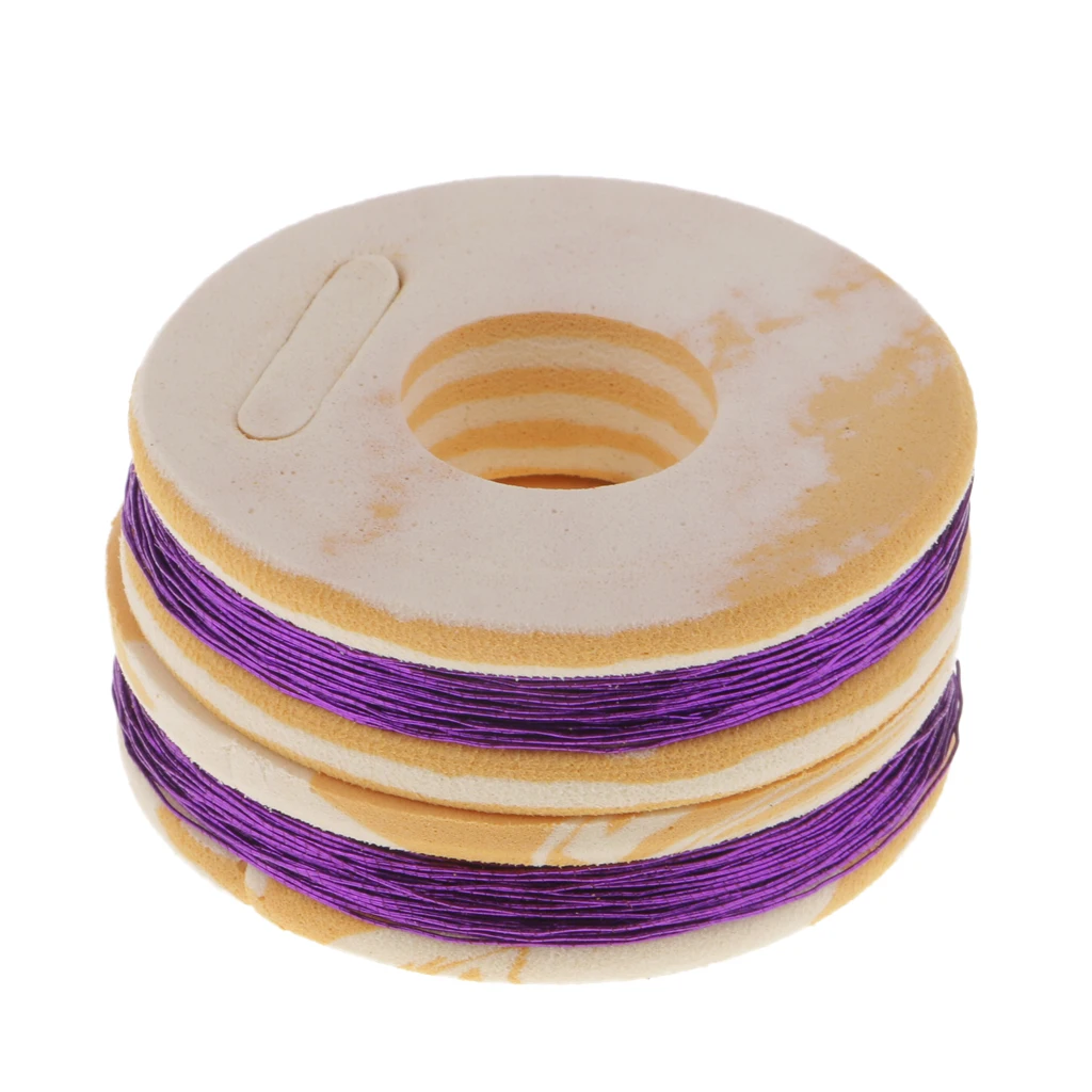 2pcs Fishing Rod Building Braid Line Fishing Rod Guide Ring Wrapping Line 