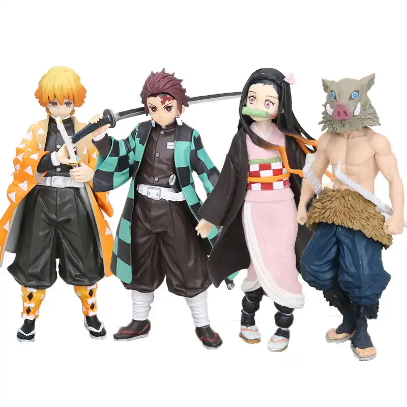 32 Styles Anime Demon Slayer Nezuko Kimetsu No Yaiba Action Figures Toys Tanjirou Agatsuma Zenitsu Inosuke Figure Toy Kids Gift Action Figures Aliexpress