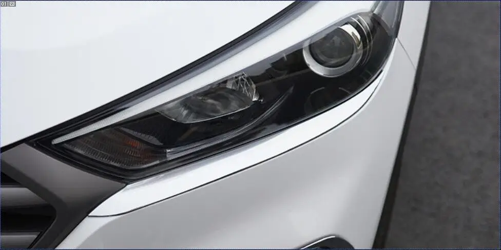 Аксессуары для Hyundai Tucson 2015 2017 хромированный светильник на переднюю головку