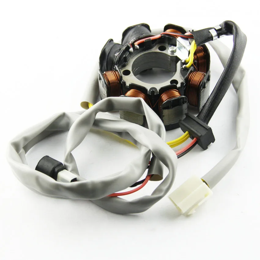 Мотоцикл магнитная катушка статора 18 полюсов 12V катушки для Kawasaki 21003-1134 21003-1135 KLF185 Bayou 185 210031135