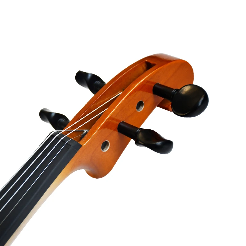 Kinglos 4/4 wireless mic transmitter chinrest spindle screwdriver carbon fiber case electric Violin